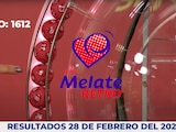 Resultados del Melate Retro en su sorteo 1612, celebrado este 28 de febrero del 2026.