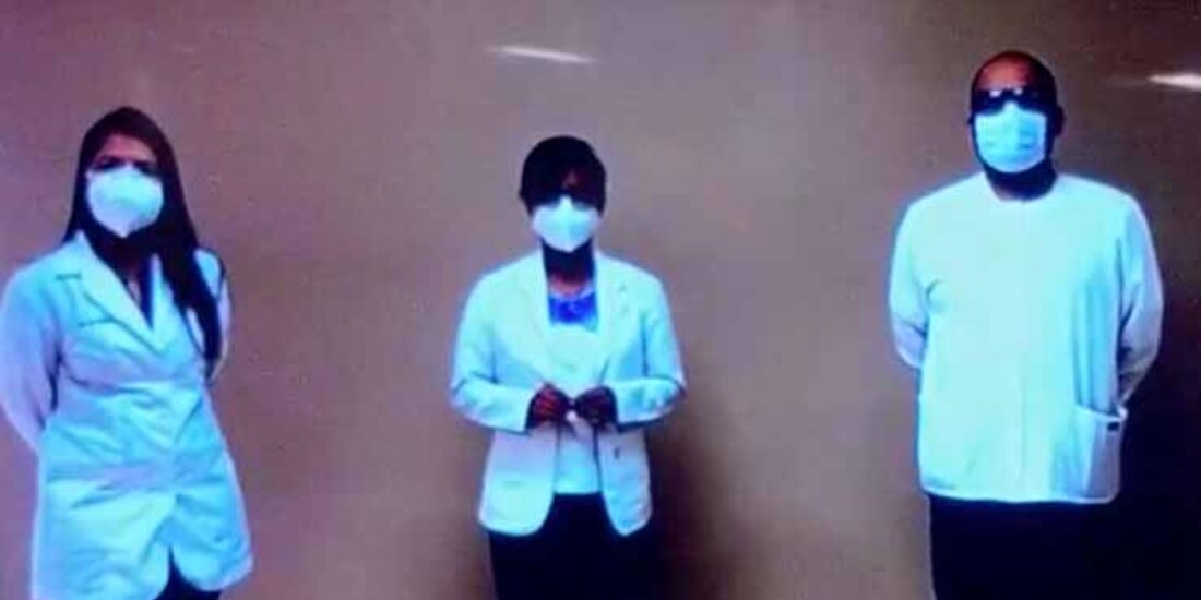 Personal de salud reitera llamado a la población para mantener las medidas sanitarias ante la pandemia.