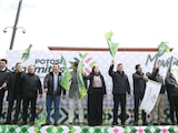 Evento lleno de entusiasmo ciudadano, en el que estuvo el mandatario potosino.