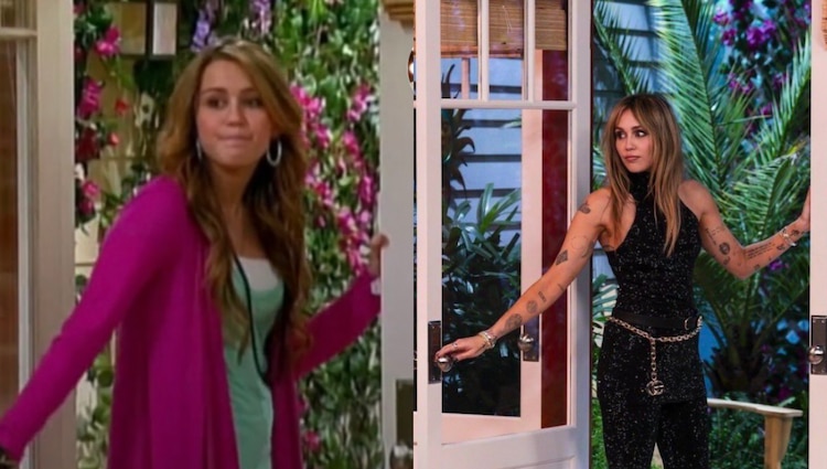 Miley Cyrus recrea la mítica escena de despedida de su casa de Malibú