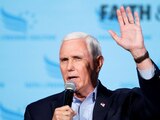 El republicano Mike Pence durante un evento en Iowa.