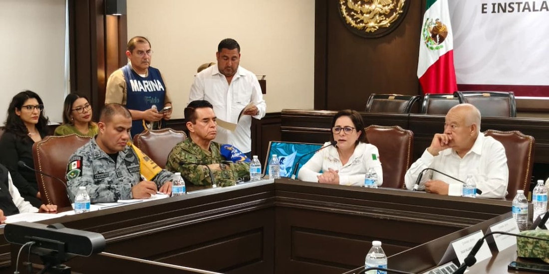 Baja California Sur activa puesto de comando para reforzar respuesta ante ciclones y lluvias