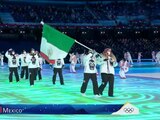 México desfilando en los Juegos Olímpicos de Invierno 2020.