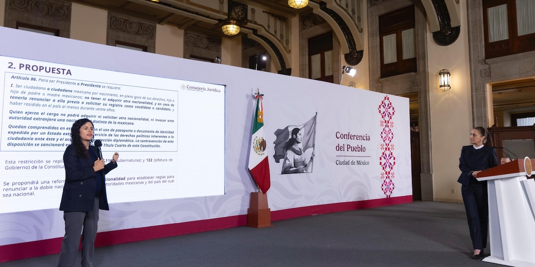 La Consejera Jurídica explicó la iniciativa en la Mañanera de Sheinbaum.