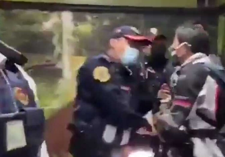 Separan del cargo a policías que agredieron a reporteros en Metro Viveros