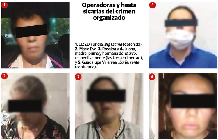 Operadoras y hasta sicarias del crimen organizado