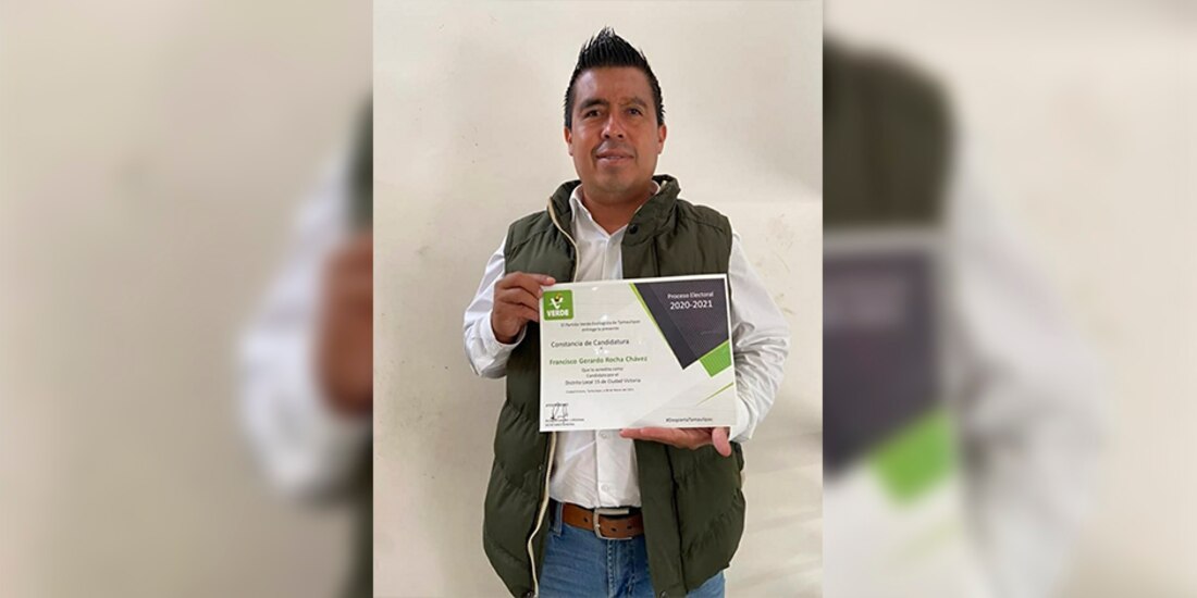 Francisco Gerardo Rocha Chávez “El Batata”, candidato del PVEM a diputado local.