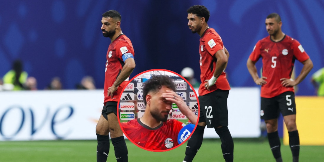 Egipto tras la derrota a manos de Argentina.