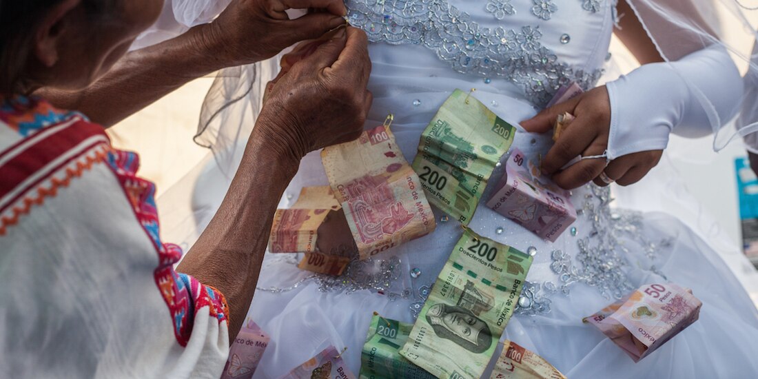 Matrimonio de un menor de edad en México.