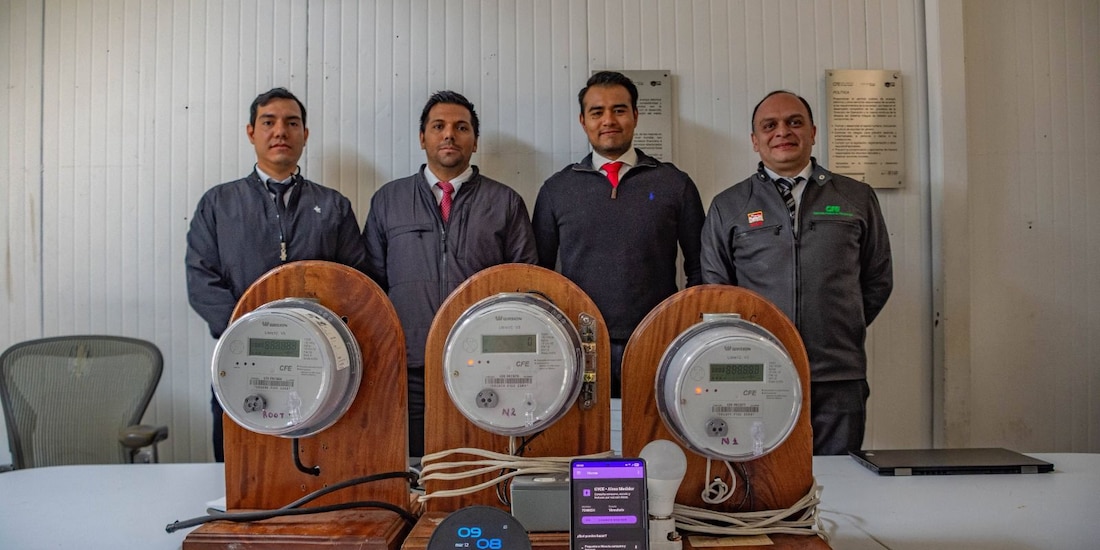 Empleados de la CFE.