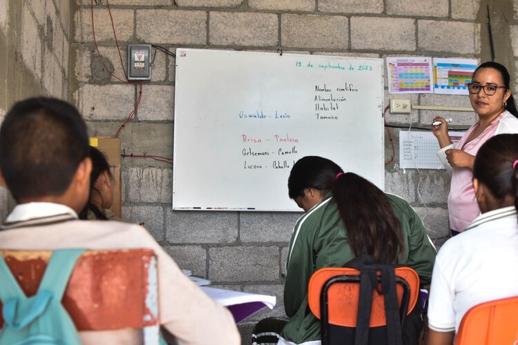 Estudiantes de nivel básico, en imagen de archivo.
