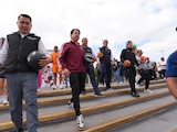 Mario Delgado, titular de la SEP, encabezó la Clase Nacional de Baloncesto en la alcaldía Venustiano Carranza.