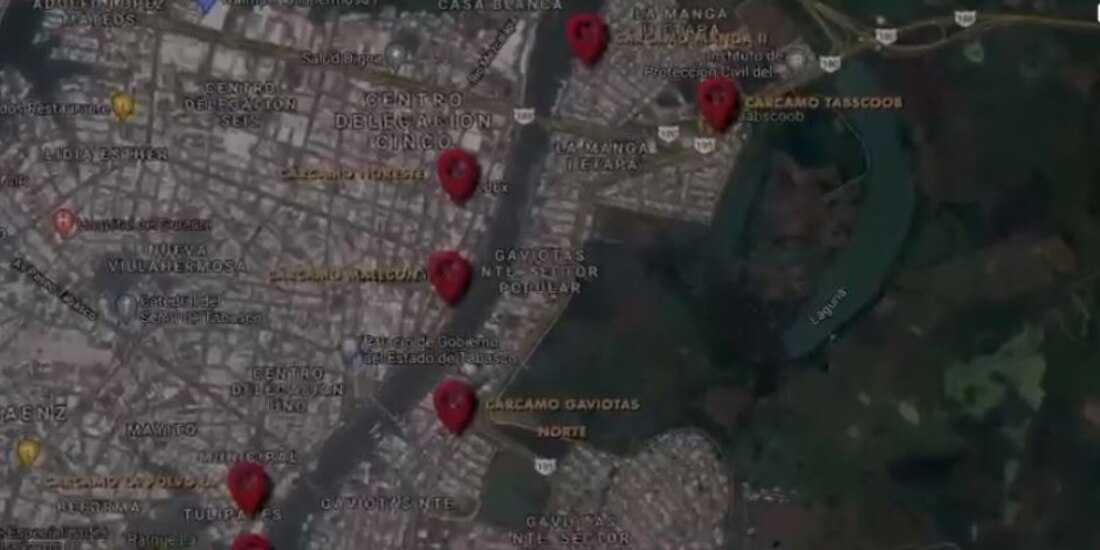 El gobierno de Tabasco presentó el avance en la rehabilitación cárcamos para mejorar el manejo de agua en Villahermosa.