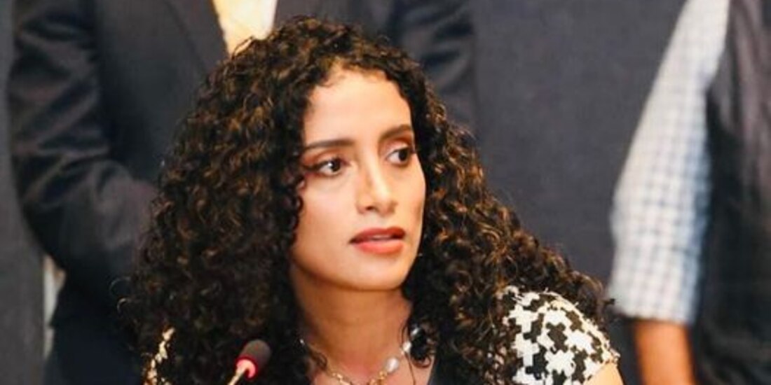 La presidenta de la Comisión de Cambio Climático en la Cámara de Diputados, Edna Gisel Díaz Acevedo.