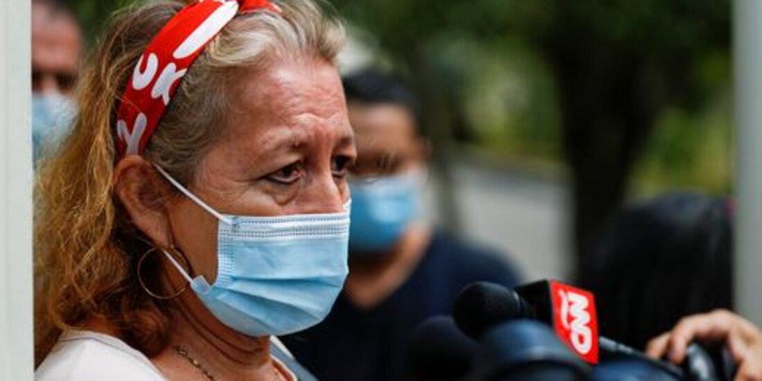 La madre de Victoria pidió al presidente de Estados Unidos, Joe Biden, refugio para sus nietas en ese país.