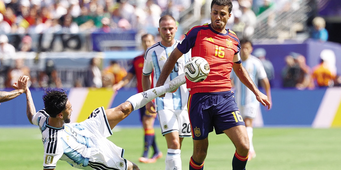 El futbolista español, durante una jugada en la final del Mundial el pasado 19 de julio en Nueva York/Nueva Jersey.