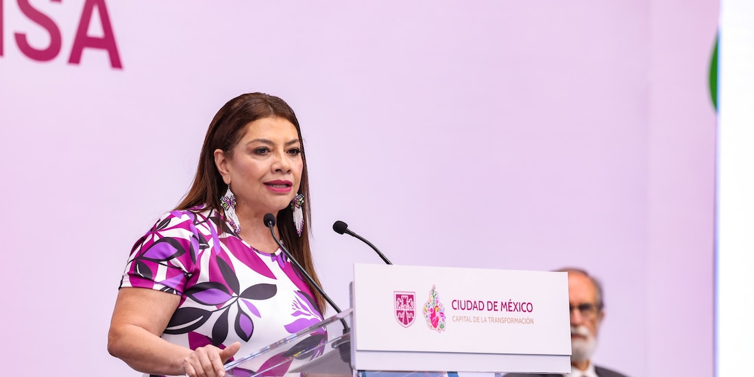 La jefa de Gobierno, Clara Brugada.