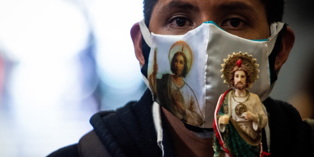 Fiel a "San Juditas" en CDMX