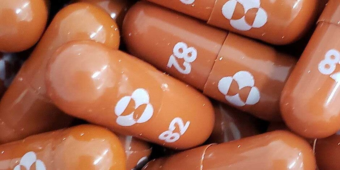 Píldora antiviral "Molnupiravir", desarrollada por la farmacéutica "Merck"