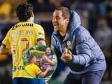 Alejandro Zendejas festeja su gol ante Pachuca con André Jardine.