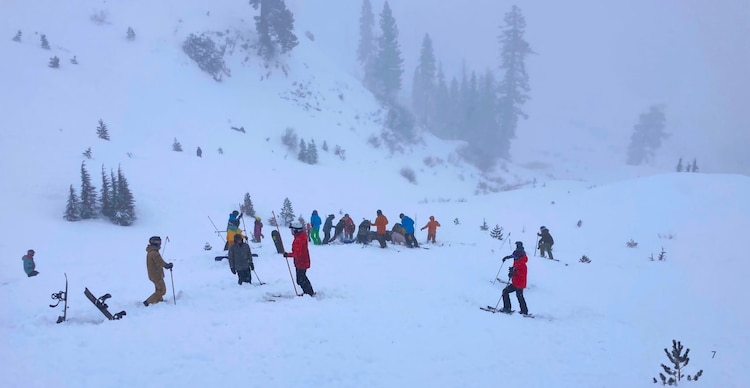 Avalancha en Lake Tahoe