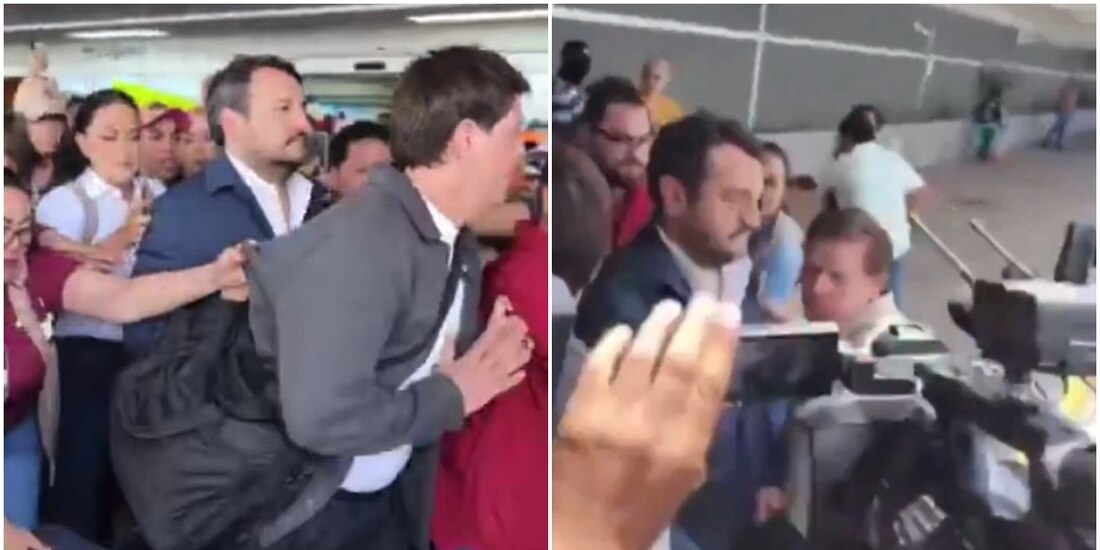 Abuchean a Ariadna Montiel y a "Andy" López en Chihuahua.