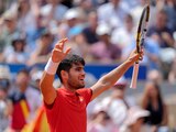 Carlos Alcaraz celebra su pase a la final los Juegos Olímpicos París 2024
