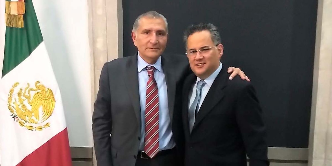 Santiago Nieto tuvo una reunión privada con Adán Augusto López, secretario de Gobernación