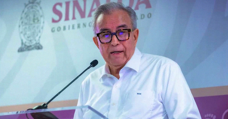Rubén Rocha Moya, gobernador con licencia de Sinaloa.