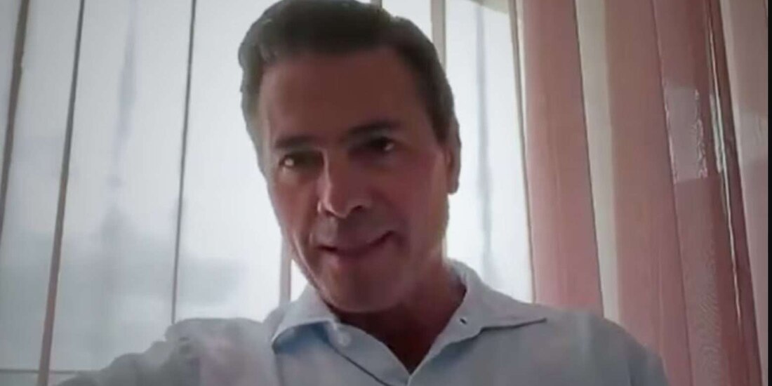 El expresidente de México, Enrique Peña Nieto, en entrevista con Ciro Gómez Leyva.