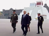 El Presidente de México, Andrés Manuel López Obrador, encabezó la conmemoración de los 500 años de resistencia indígena, en el Zócalo de la Ciudad de México.