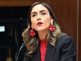 LEGISLADORA del guinda, en sesión ordinaria, el pasado 30 de enero.