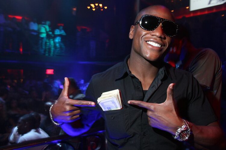 El boxeador Floyd Mayweather Jr.