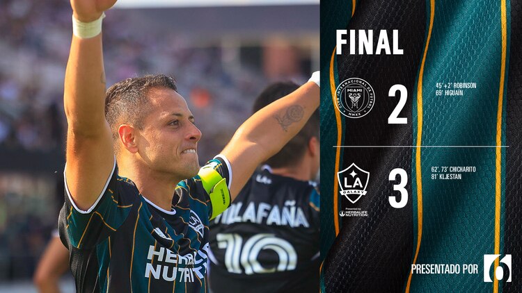 "Chicharito" le dio la primera victoria del campeonato al LA Galaxy en la MLS.