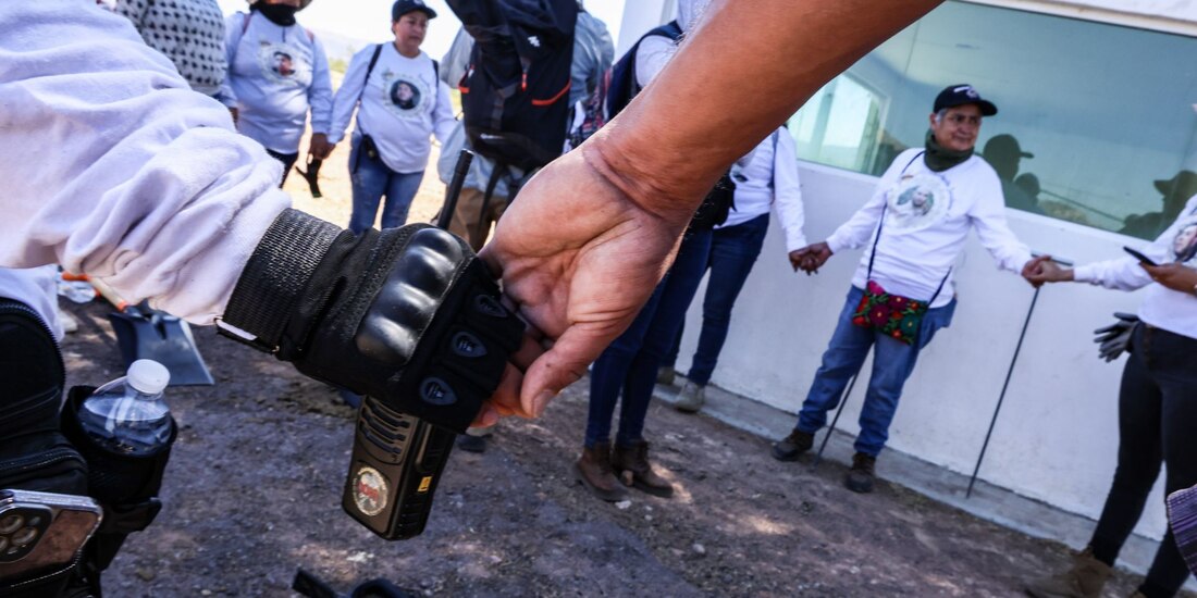 Integrantes del colectivo Buscadoras Zacatecas, A.C., el pasado 31 de marzo de este año