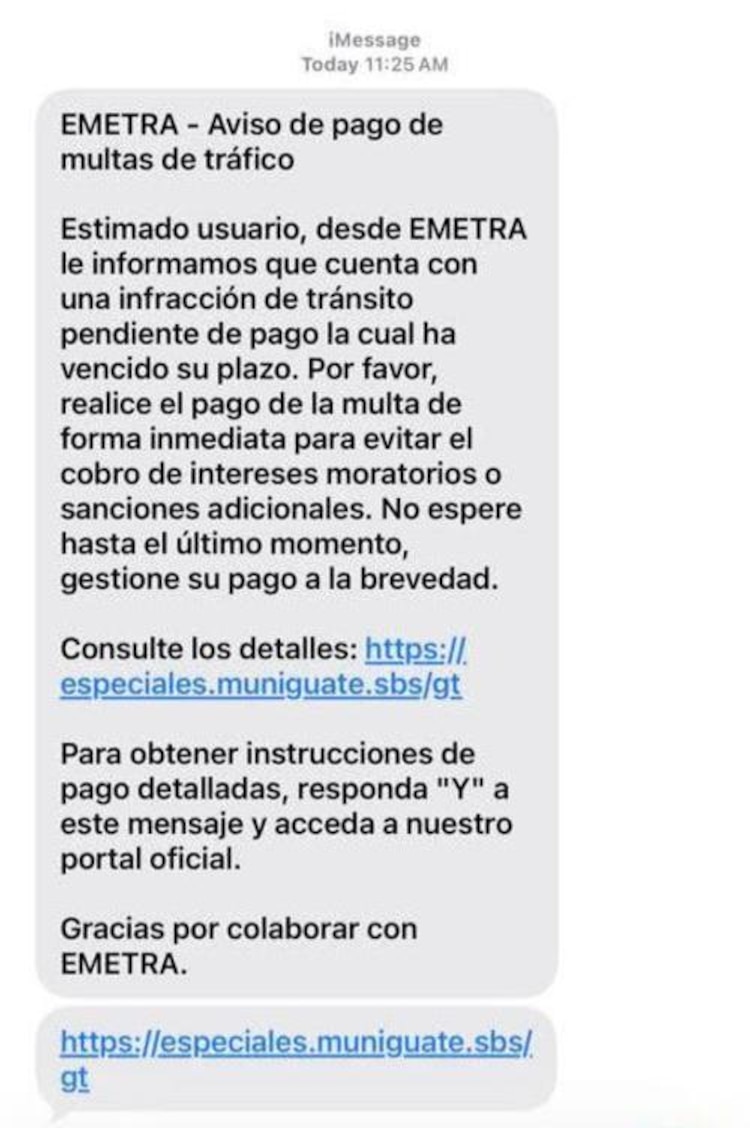 Alerta por estafa en Guatemala