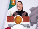 La Presidenta de México este jueves en su conferencia de prensa.