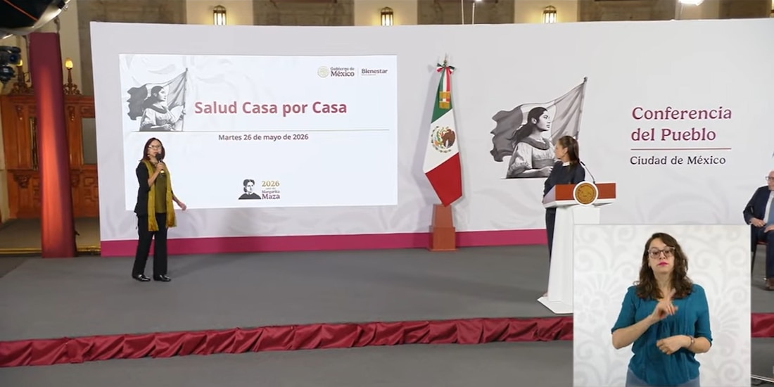 La Secretaria del Bienestar en la Mañanera de CSP.