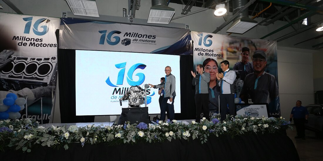 Nissan Mexicana celebra la fabricación de 16 millones de motores - Joan Busquets, vicepresidente de Manufactura de Nissan Mexicana.