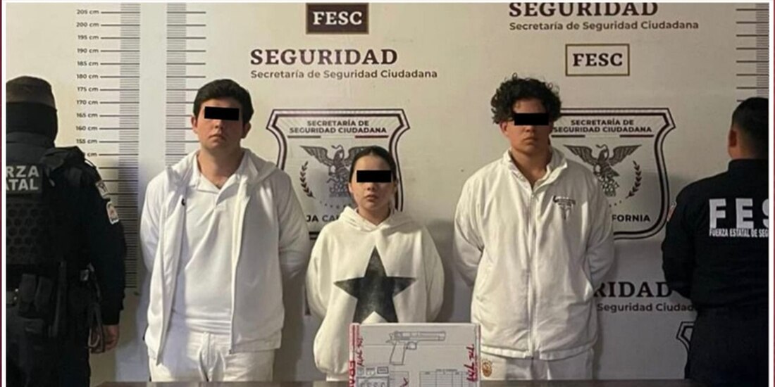 Tres jóvenes fueron detenidos tras una persecusión.