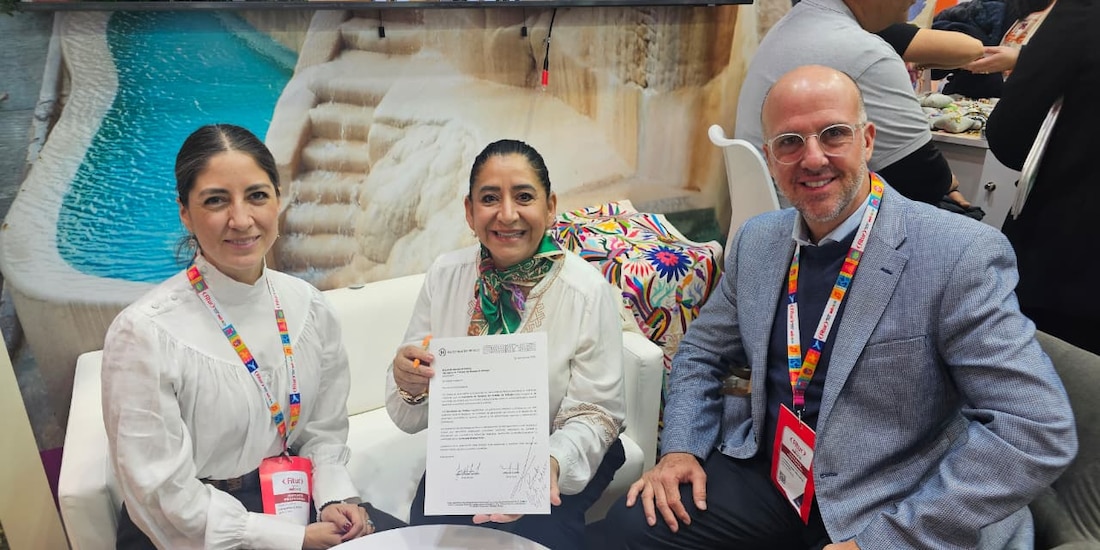 La secretaria Elizabeth Quintanar Gómez formaliza la adhesión de Hidalgo a la Carta de Inclusión en Madrid.