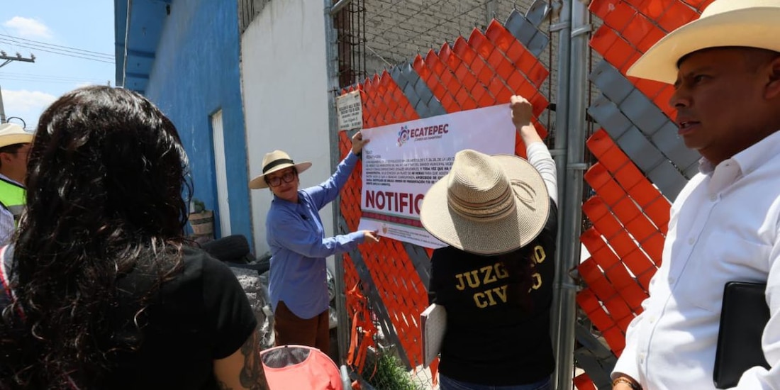 Con operativo Rastrillo Social, inician notificaciones a quienes invaden vía pública en Ecatepec.