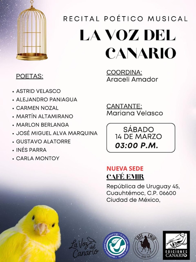 Recital Poético Musical La Voz del Canario