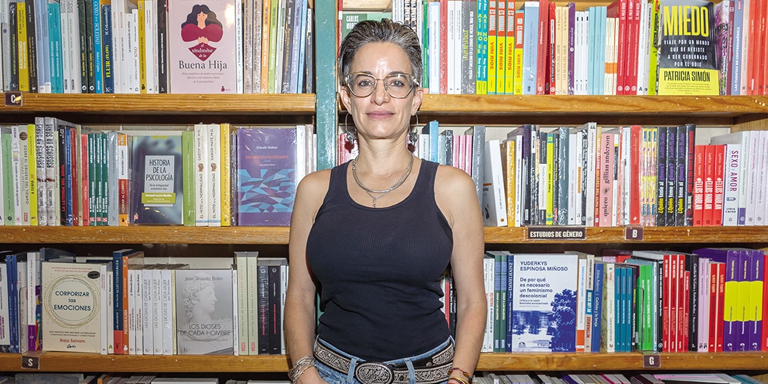 Gabriela Jauregui, tras la entrevista con La Razón.