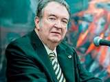 EL HISTORIADOR, durante una presentación en la UNAM.