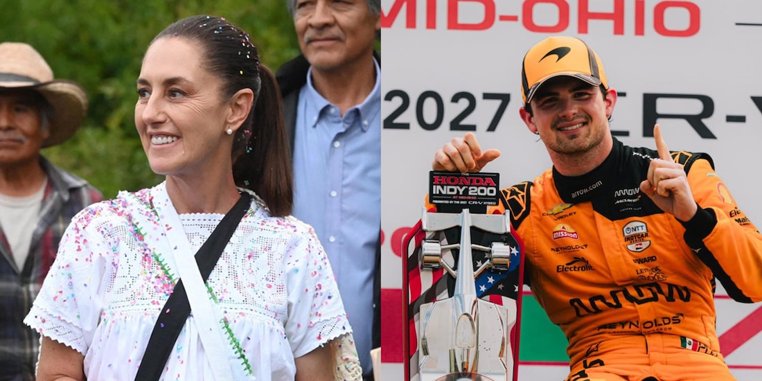 Claudia Sheinbaum felicita a Pato O’Ward