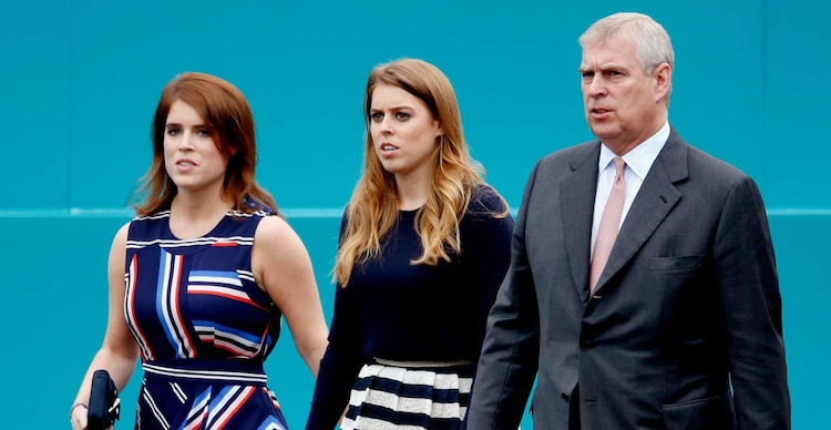 El ex príncipe Andrés y las princesas