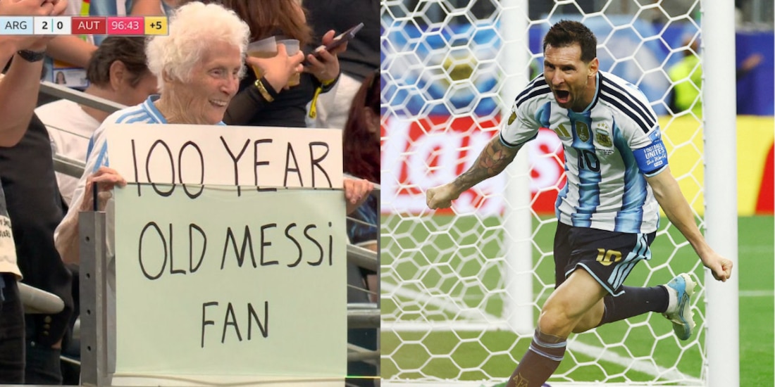 Pauline asistió a Dallas para ver a Leo Messi.