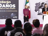 LA MANDATARIA, ayer, en Palacio Nacional