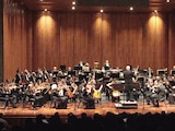 ORQUESTA Sinfónica Nacional, durante su presentación el viernes.